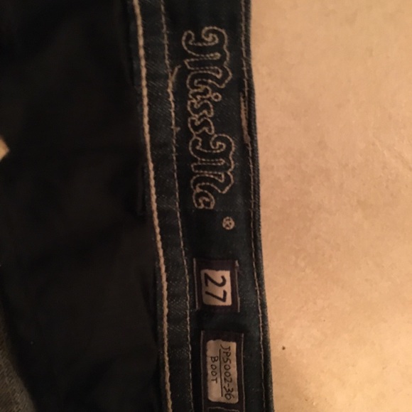 Nice pair of Miss me jeans size 26 Navy blue - Picture 3 of 3